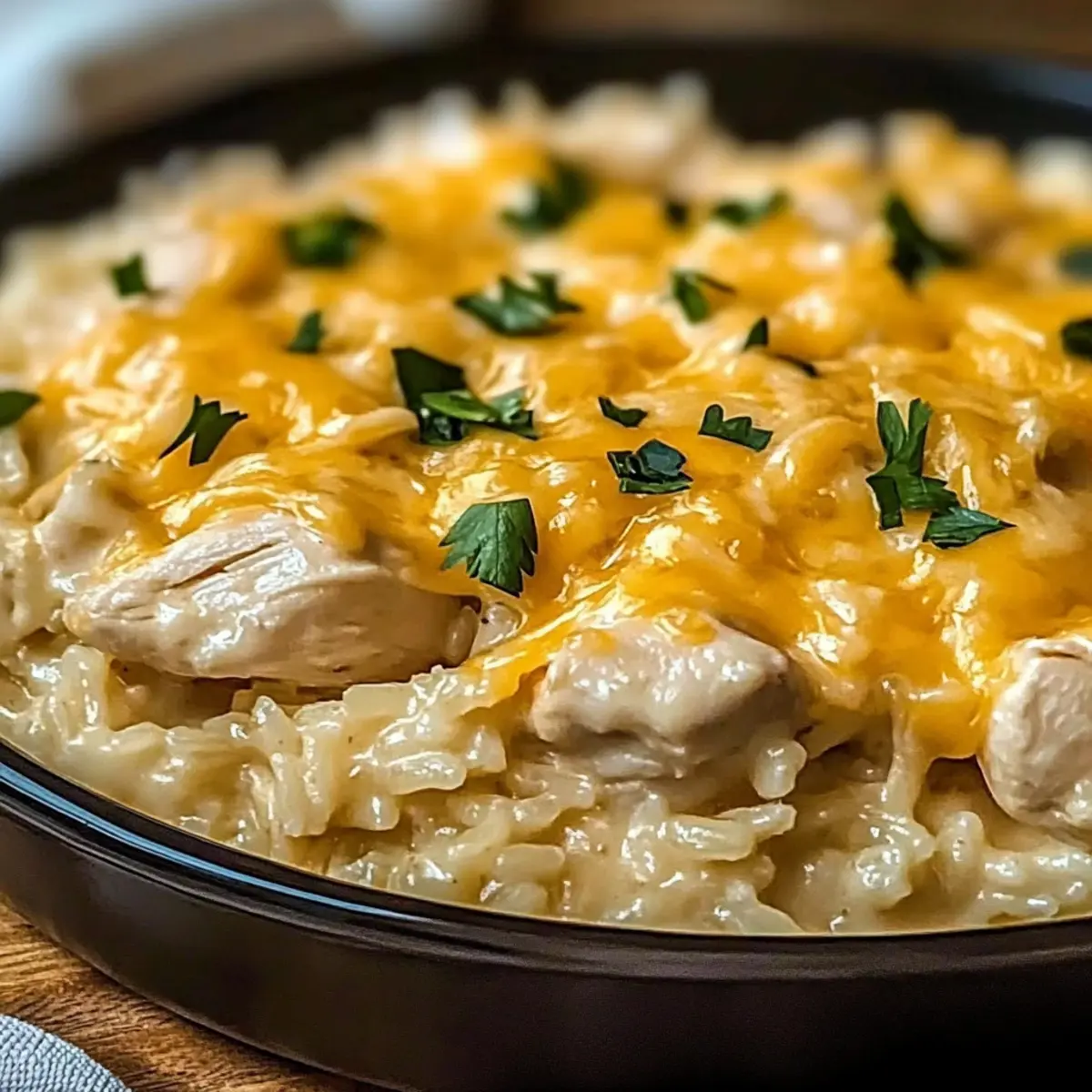 Cheesy Chicken and Rice