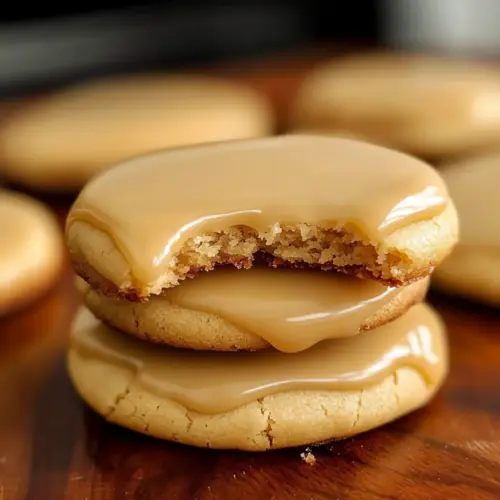 Soft Maple Cookies with Brown Butter Icing