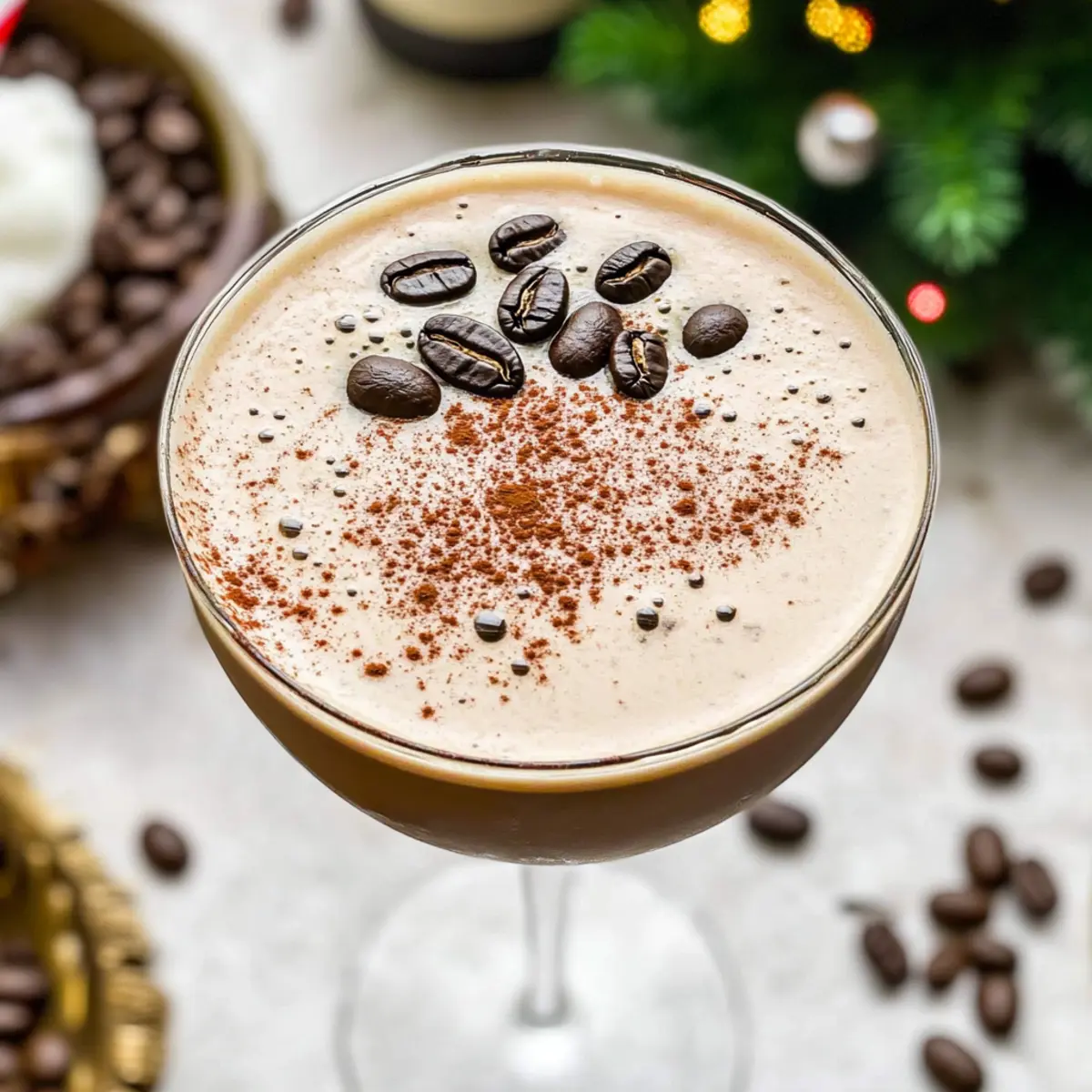 Peppermint Mocha Espresso Martini