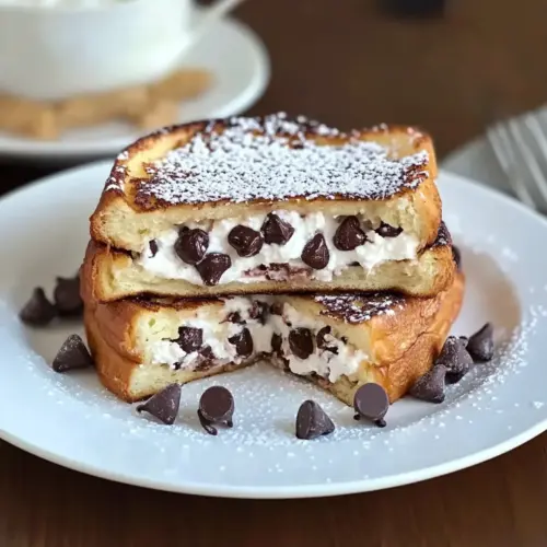 Cannoli Stuffed French Toast