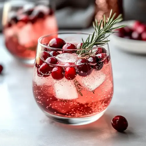 Christmas Cranberry Spritzer