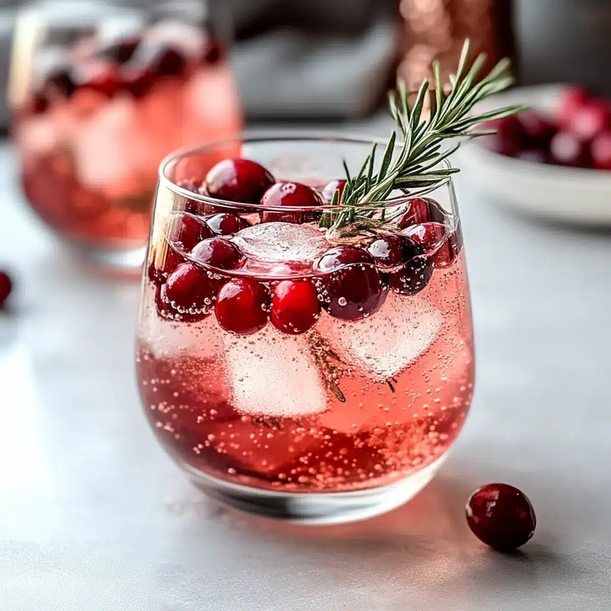 Christmas Cranberry Spritzer