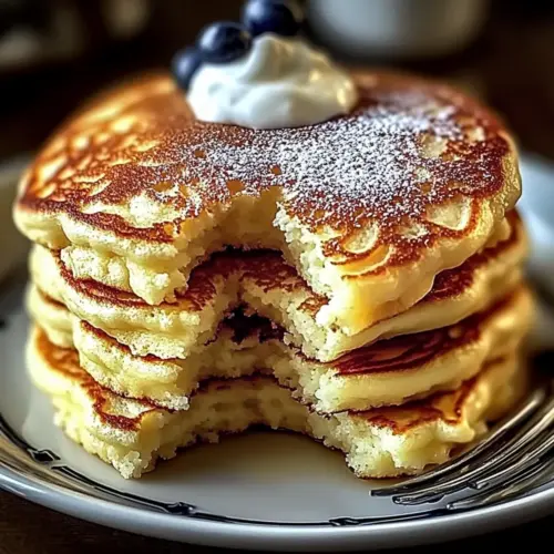 Flourless Cottage Cheese Pancakes