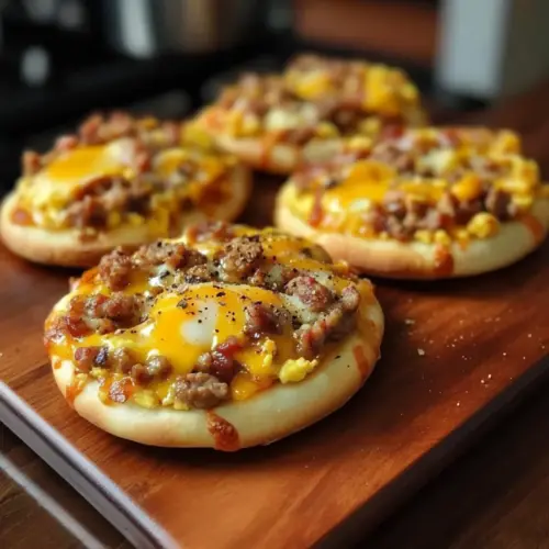 Muffin Breakfast Pizza