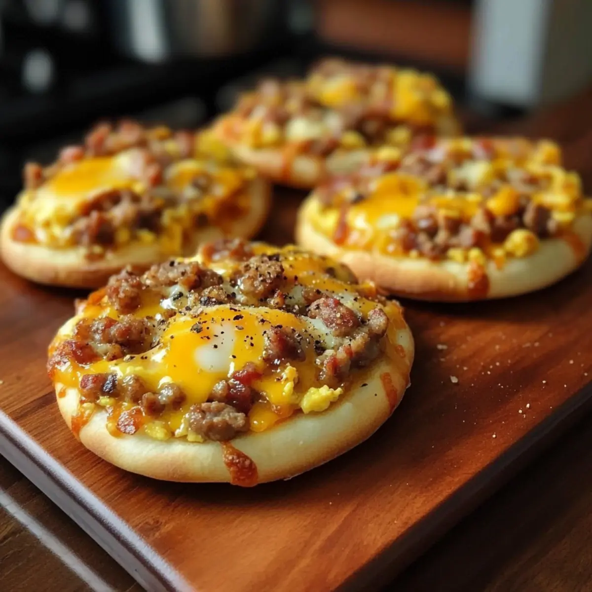 Muffin Breakfast Pizza