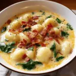Bacon Cheddar Gnocchi Soup