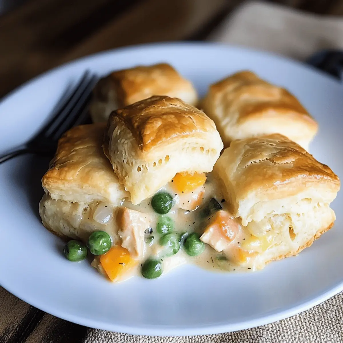 Chicken Pot Pie with Biscuits