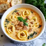 Creamy Tortellini Soup