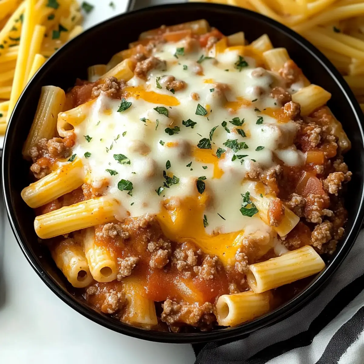Rotel Pasta with Ground Beef