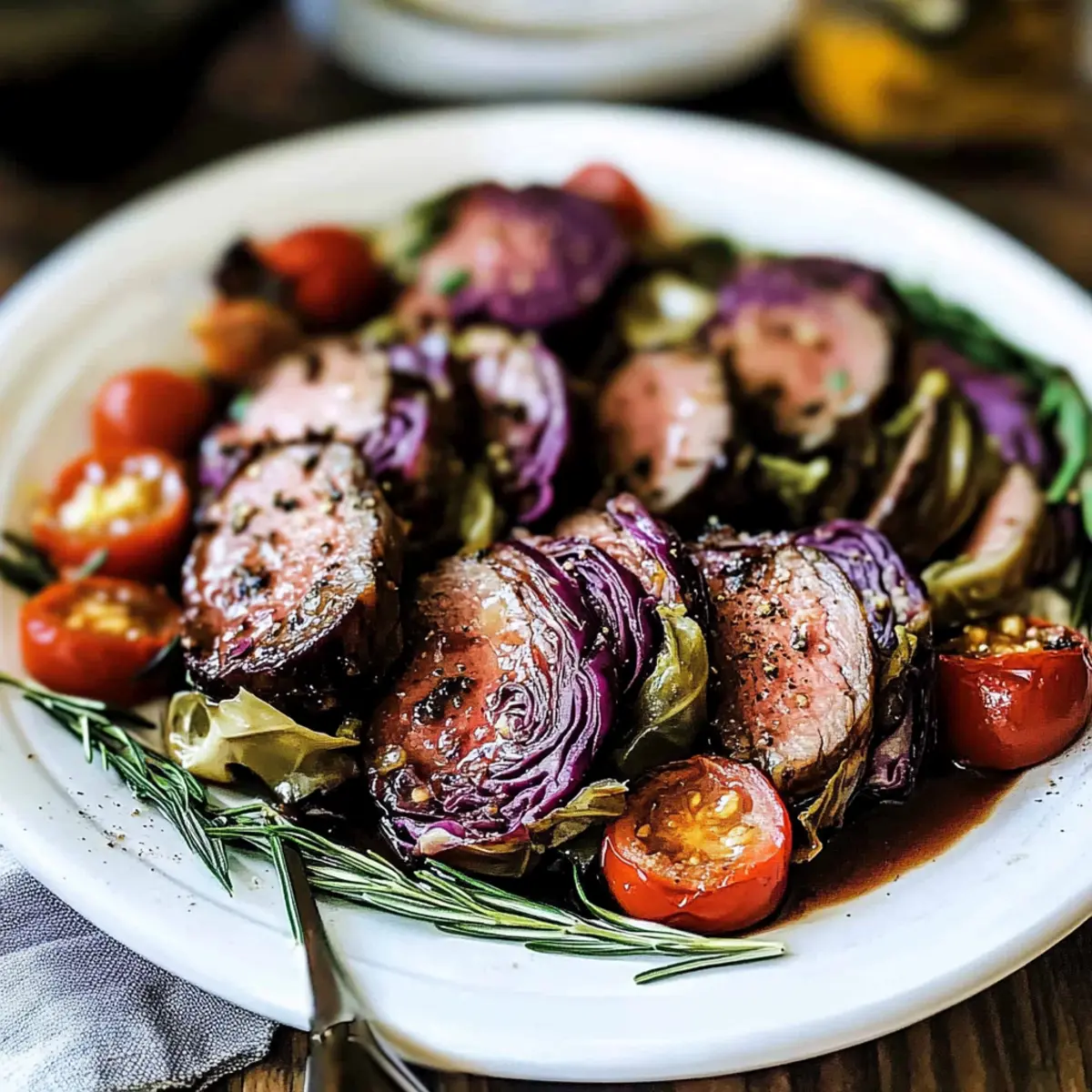 Romanian Slow Roasted Caramelized Cabbage