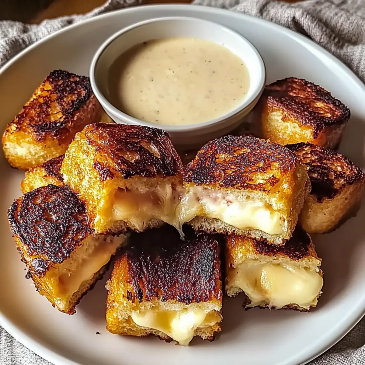 Hawaiian Roll Grilled Cheese