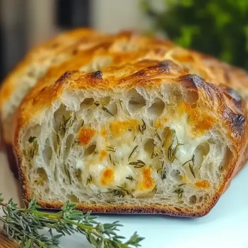 Italian Herbs and Cheese Bread