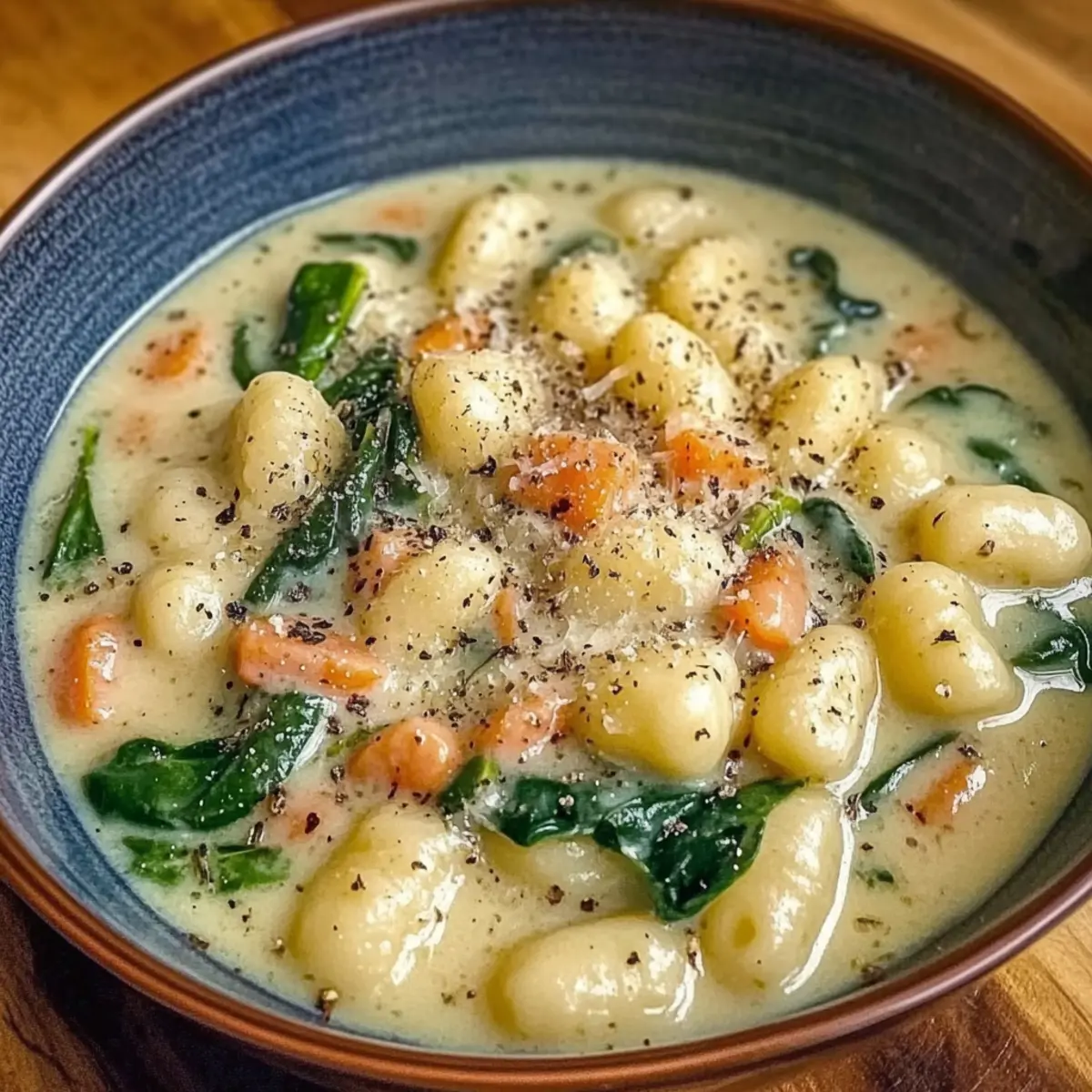 Creamy Vegetarian Gnocchi Soup