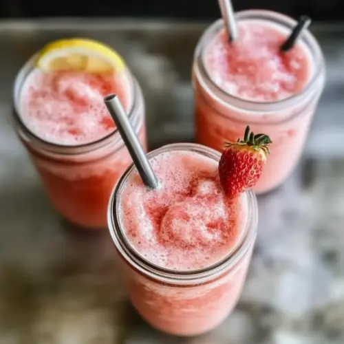 Frosted Strawberry Lemonade
