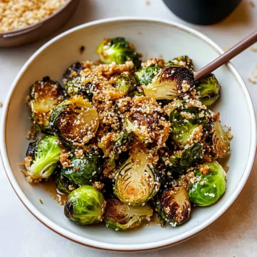 Miso-Sesame Glazed Brussels Sprouts
