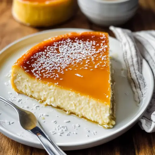 French Antilles Coconut Flan