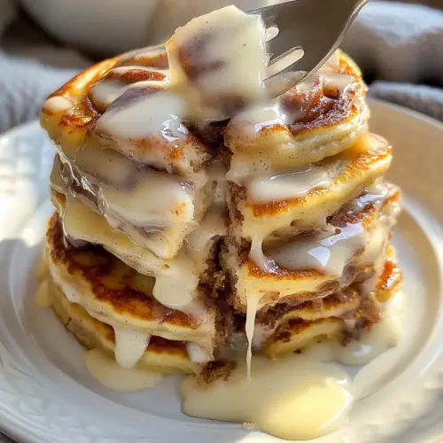 Cinnamon Roll Pancakes