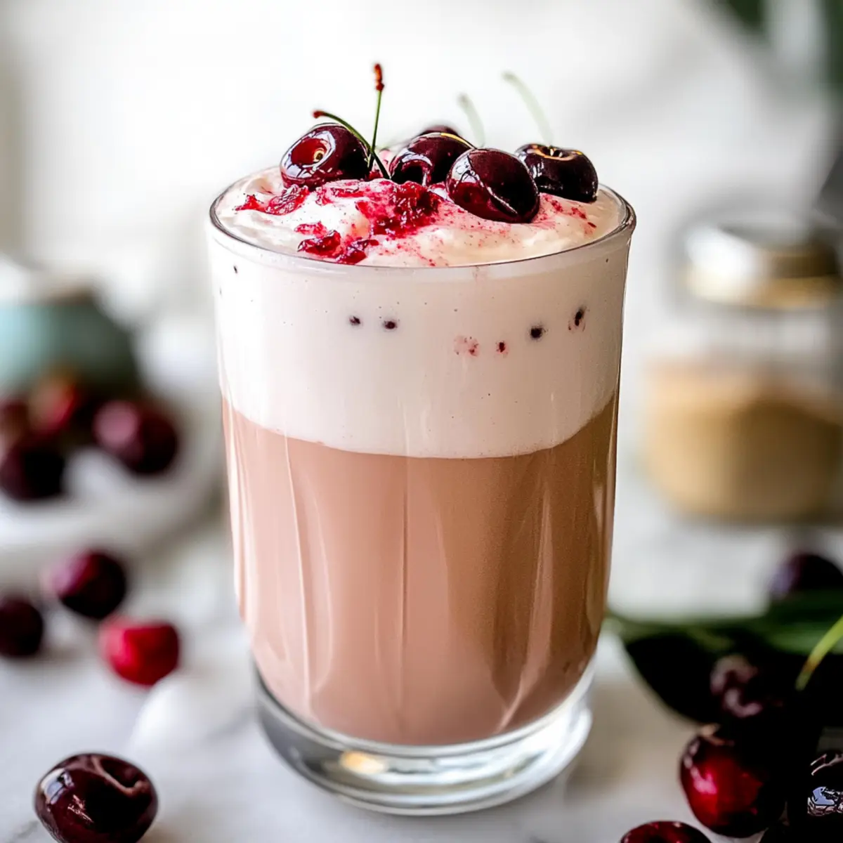 Iced Cherry Chai