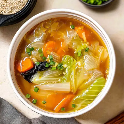 Chinese Napa Cabbage Soup