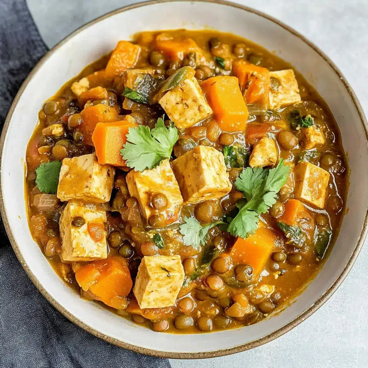 Garlic Ginger Tofu Stew