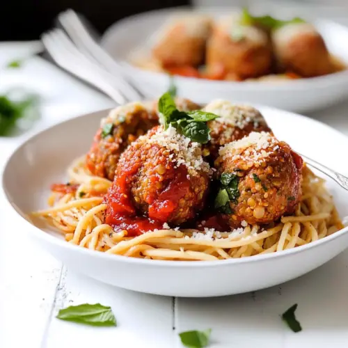 Vegetarian Lentil Meatballs