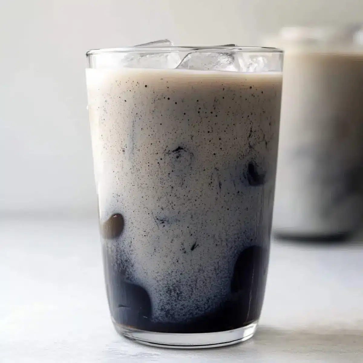Iced Black Sesame Latte