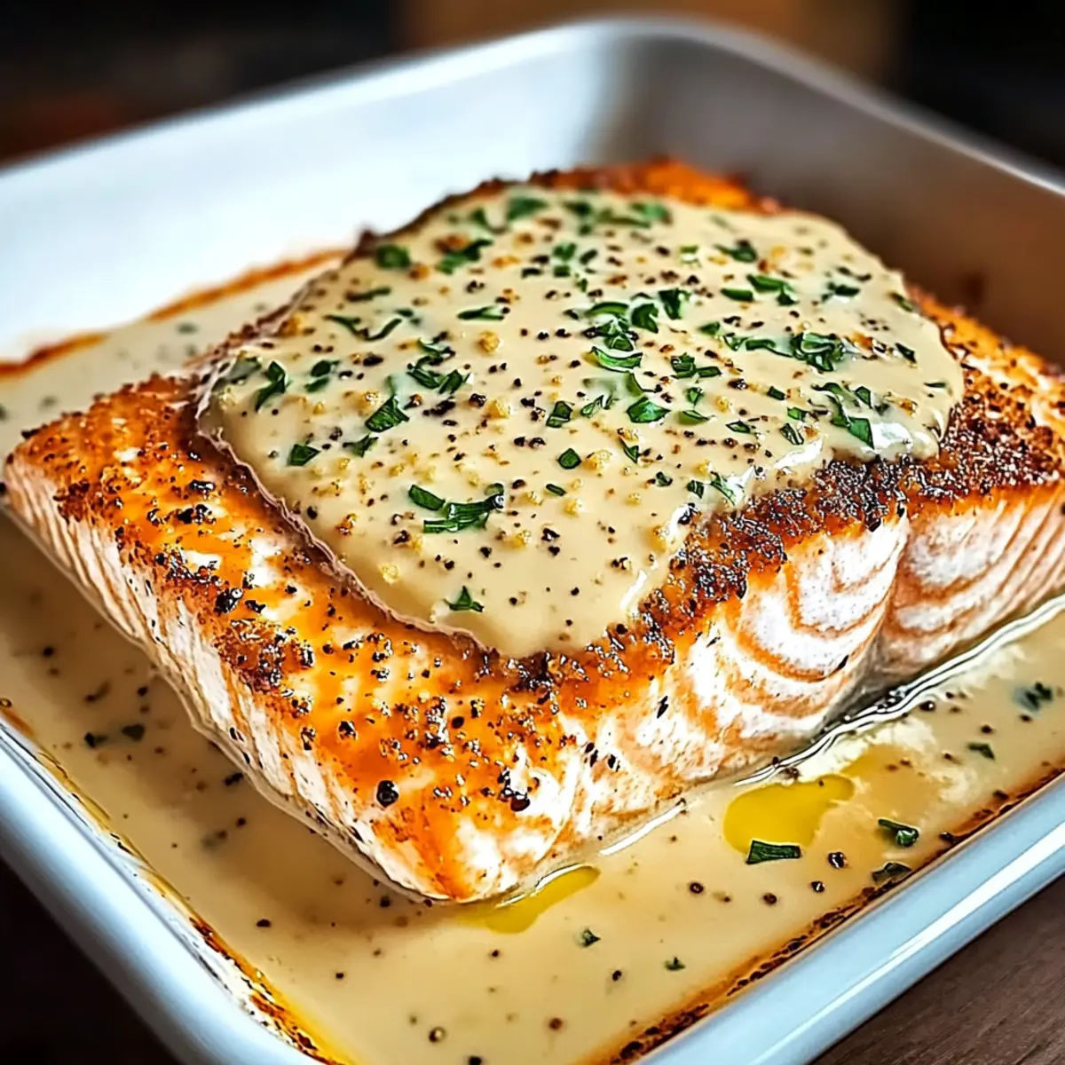Irresistible Baked Boursin Salmon