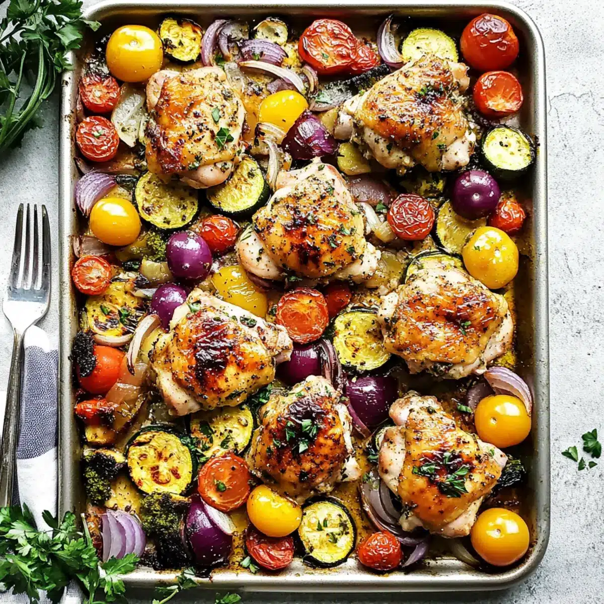 Greek Sheet Pan Chicken