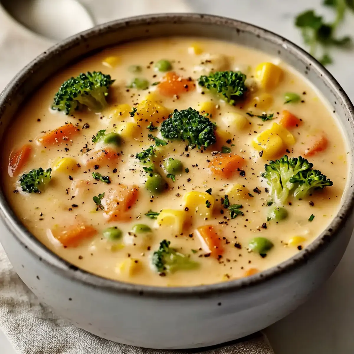 Veggie Pot Pie Soup