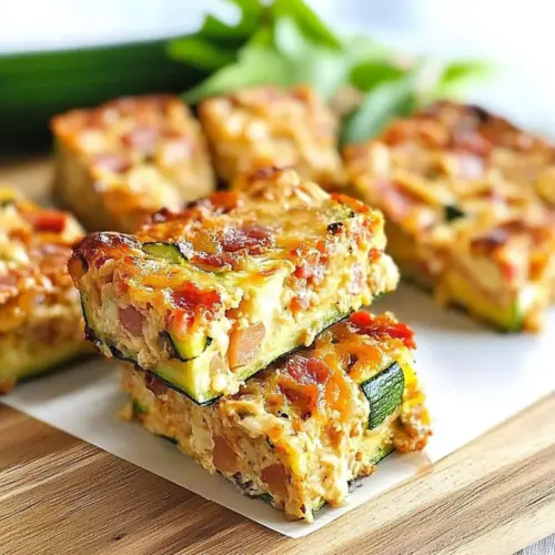Zucchini and Bacon Slice