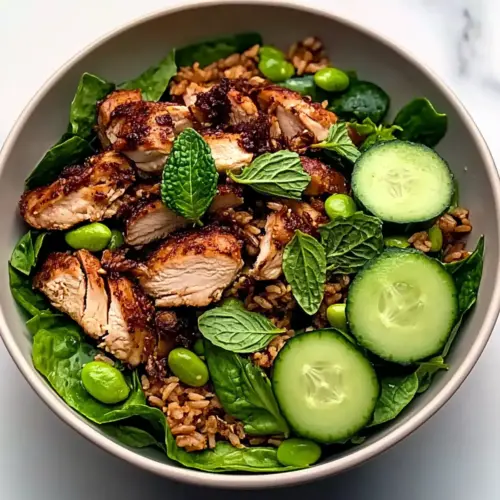 High Protein Crispy Rice Salad