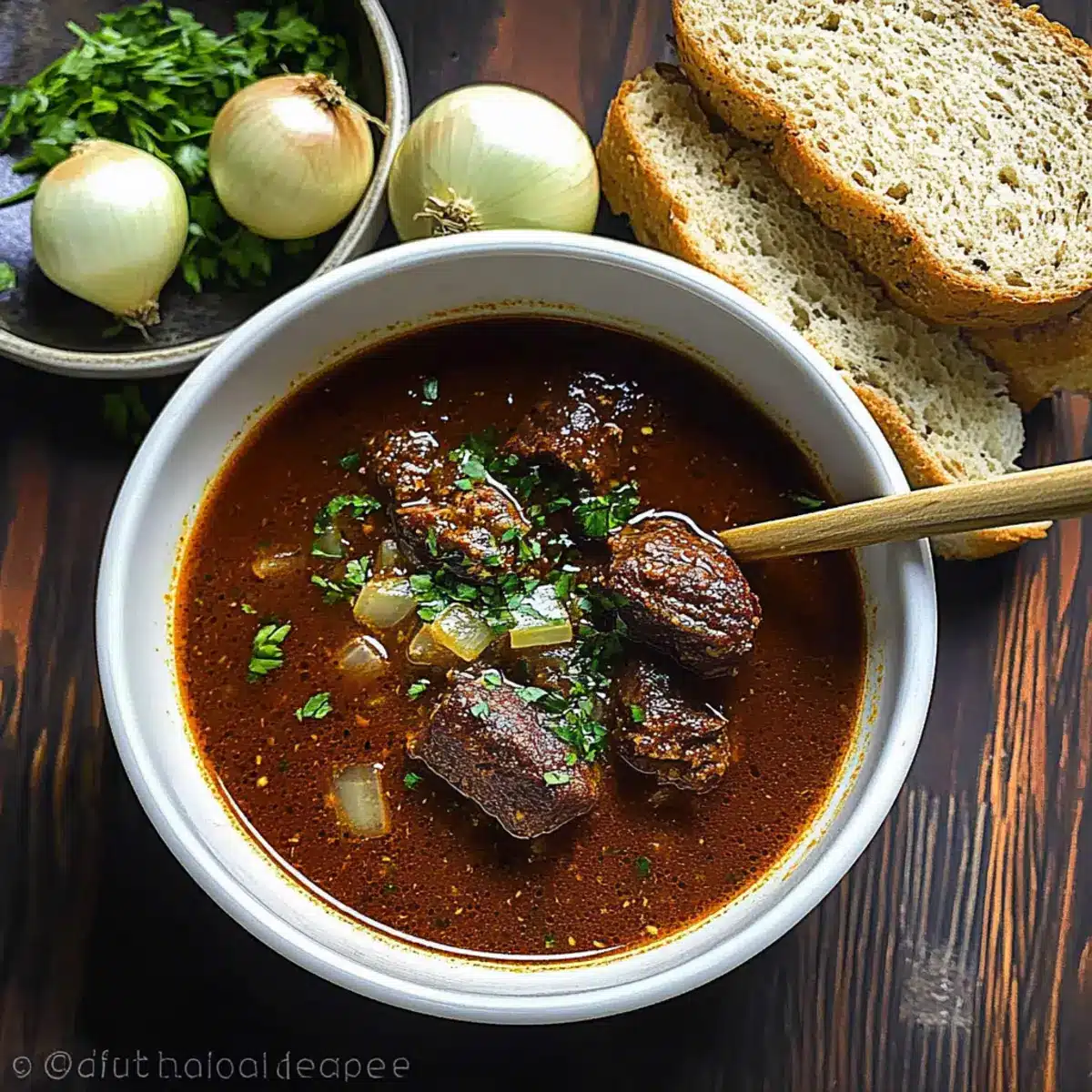 Authentic Gulaschsuppe