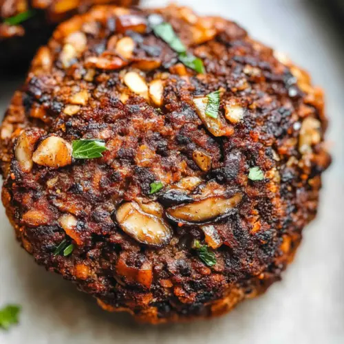 Mushroom Veggie Burger
