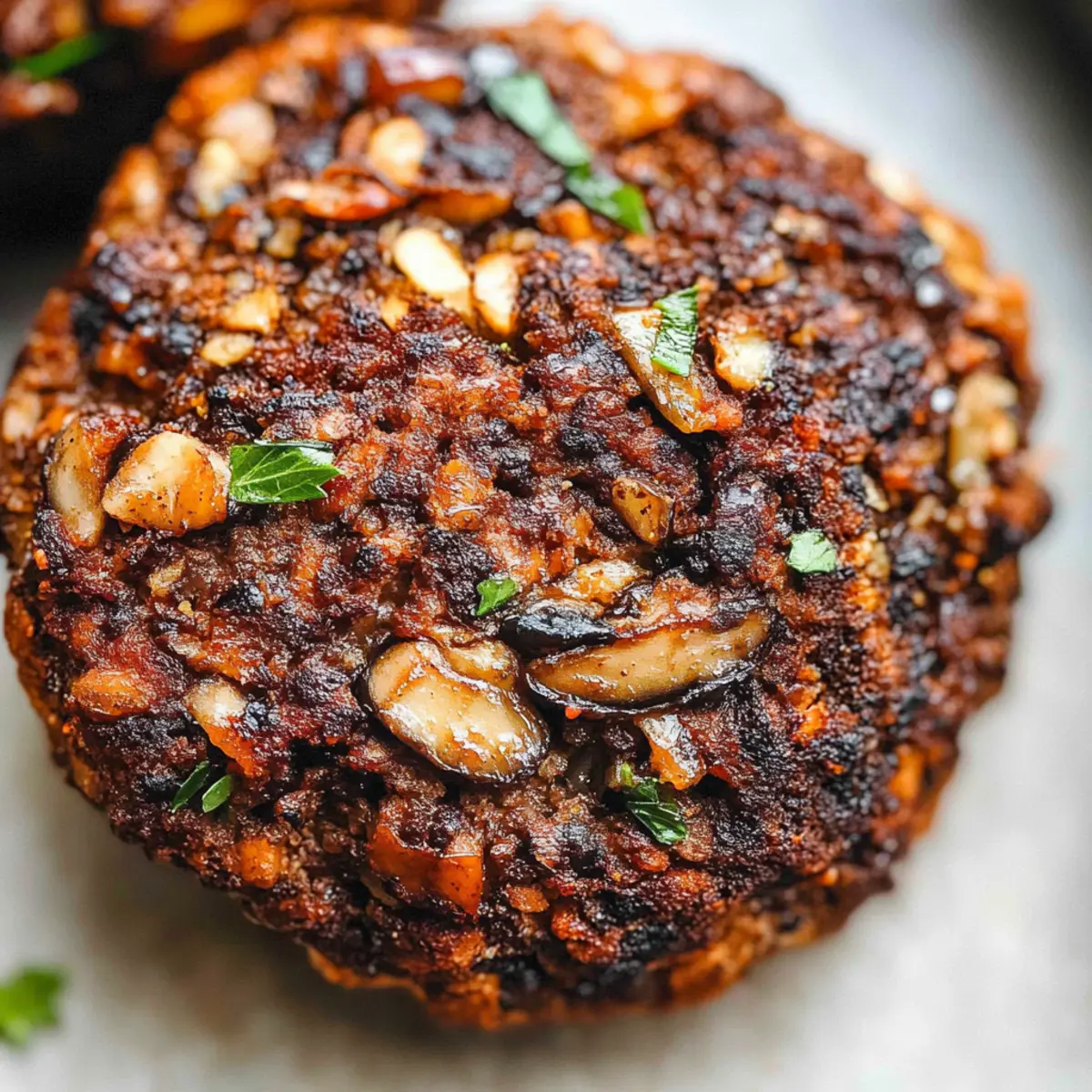 Mushroom Veggie Burger