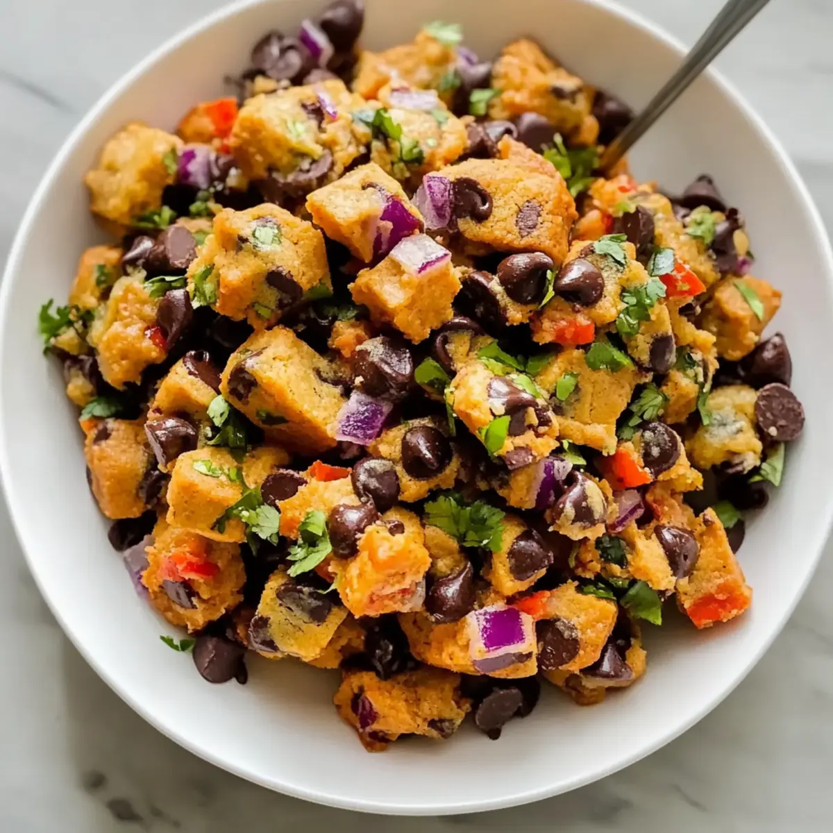 Roasted Sweet Potato Black Bean Salad