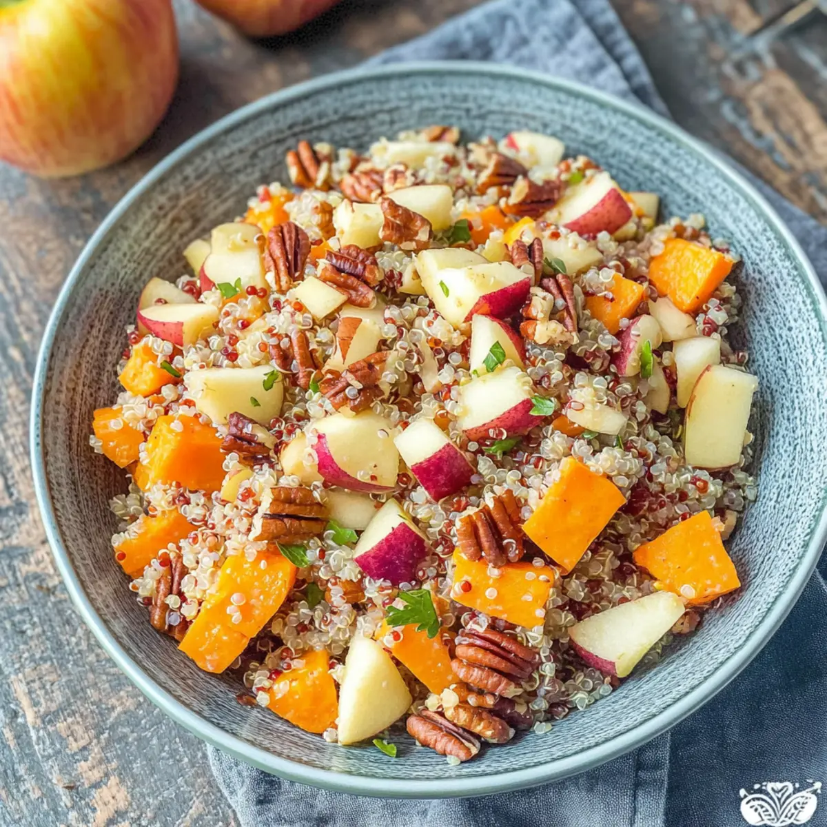 Apple Sweet Potato Quinoa Salad