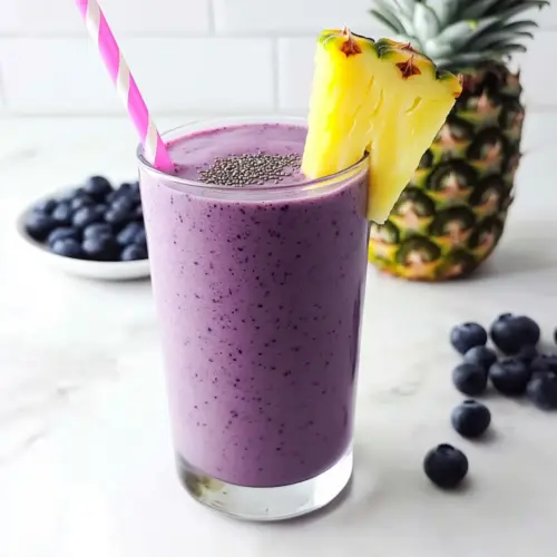 Blueberry Pineapple Smoothie