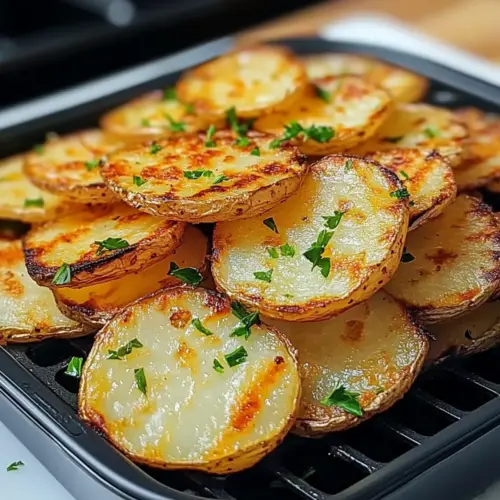 Crispy Sliced Potatoes In The Air Fryer