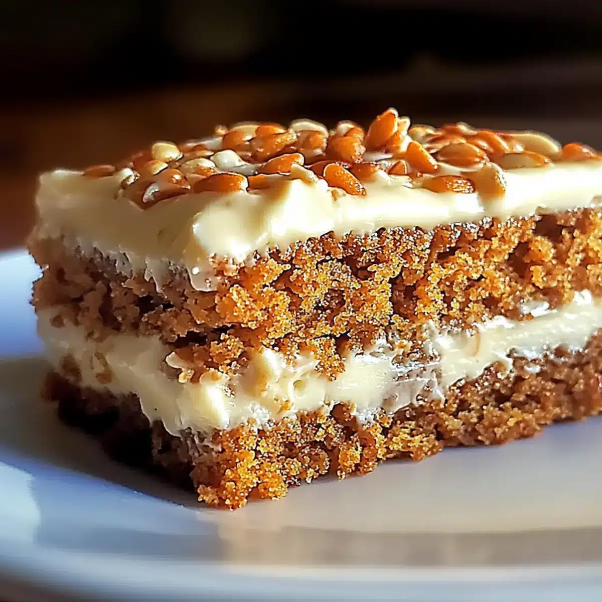 Flourless Oatmeal Carrot Cake