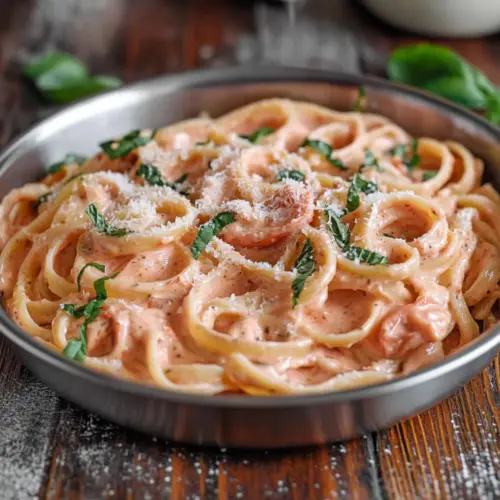 Alfredo Tomato Sauce with Linguini