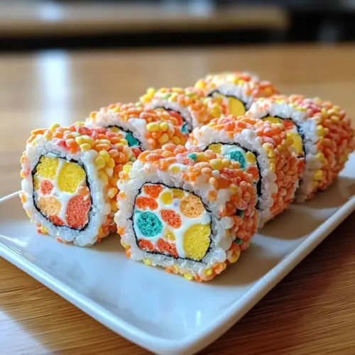 Fruity Pebbles Sushi