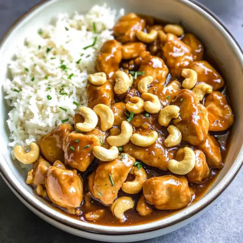 Slow Cooker Cashew Chicken