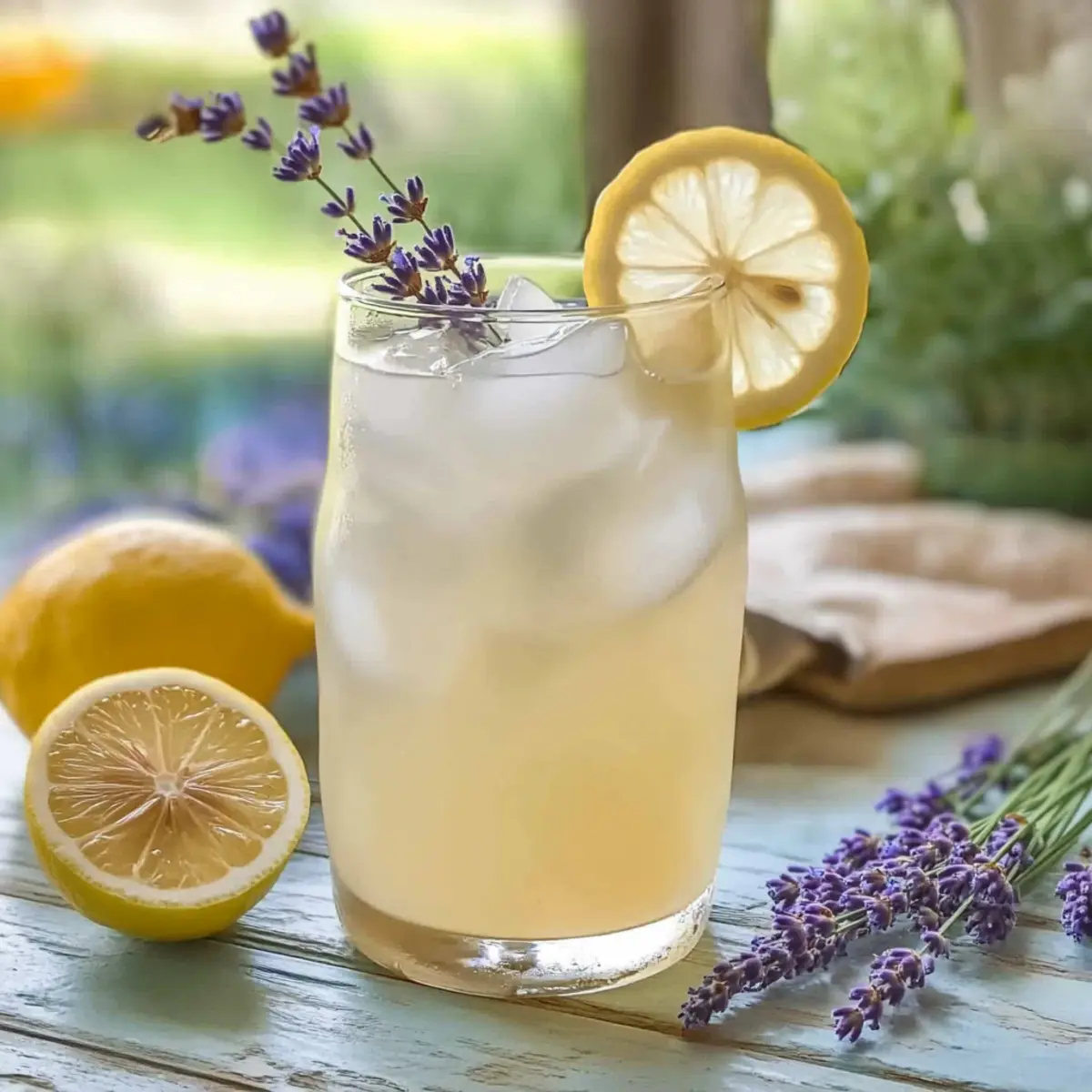 Coconut Lavender Lemonade Mocktail Recipe