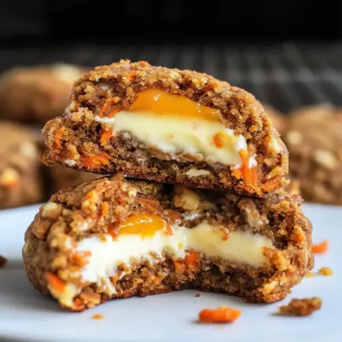 Carrot Cake Cookies-Stuffed