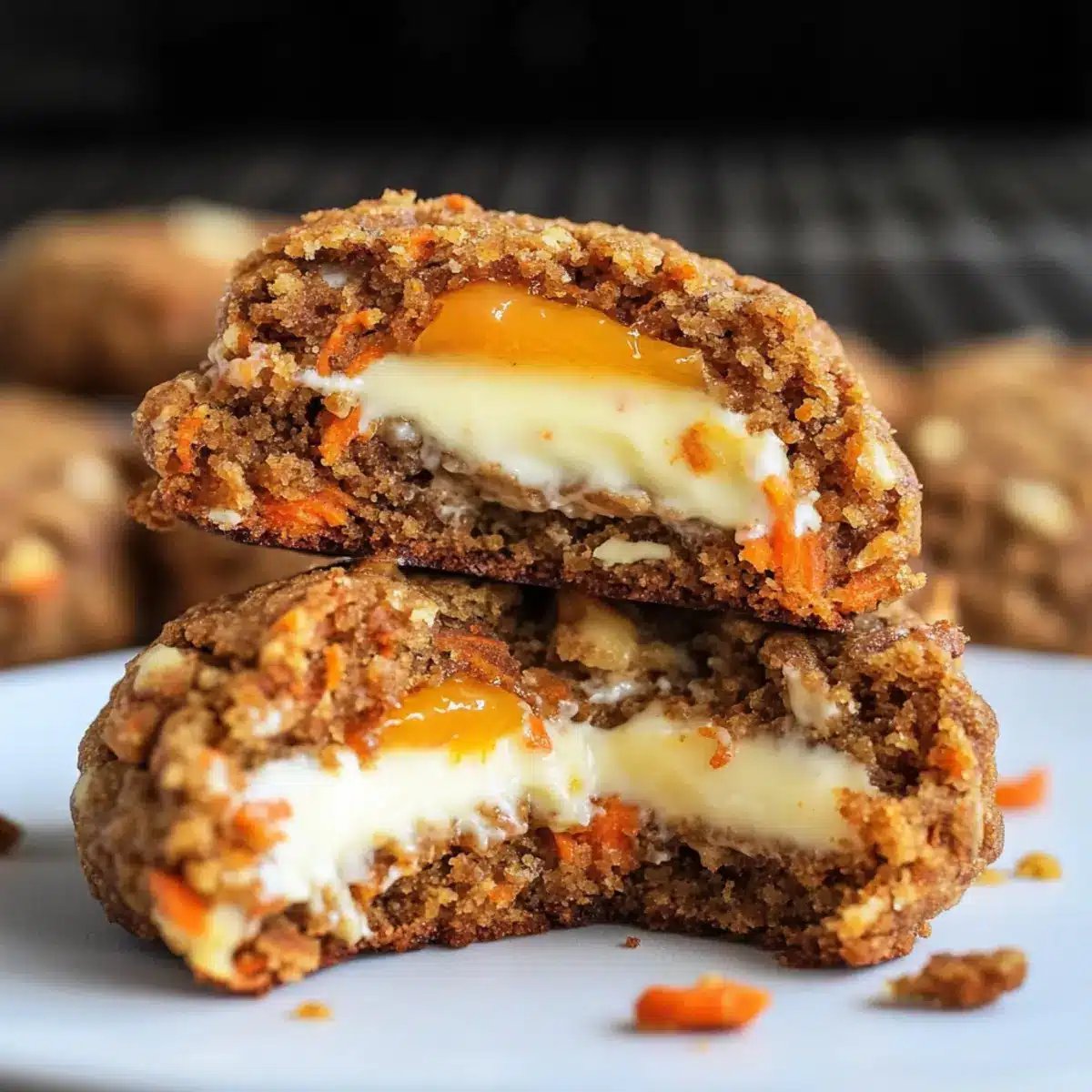 Carrot Cake Cookies-Stuffed