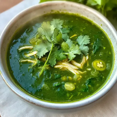 Green Garlic & Ginger Chicken and Rice Soup