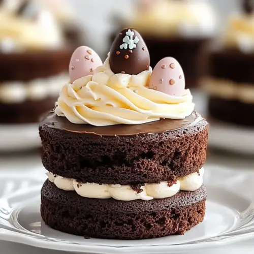 Mini Easter Layer Cakes